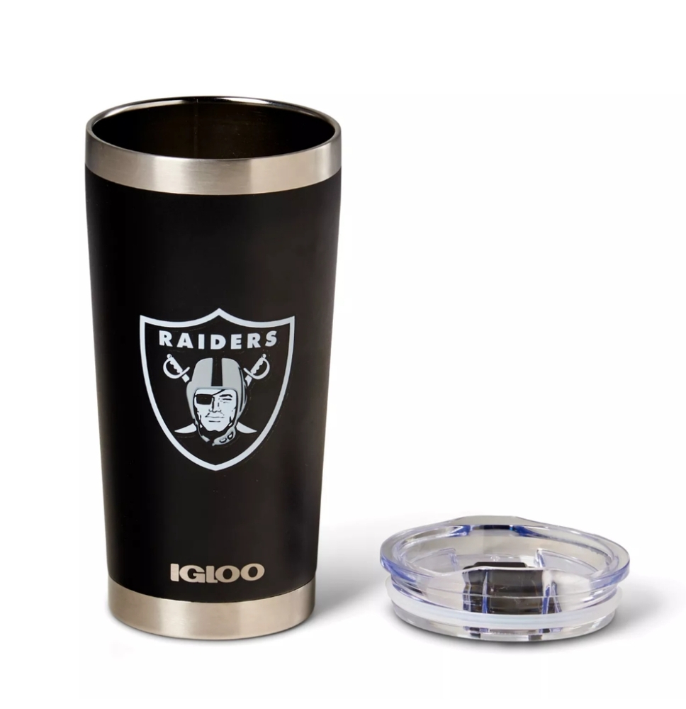 Las Vegas raiders NFL Igloo Stainless Steel 20 oz. Tumbler NEW